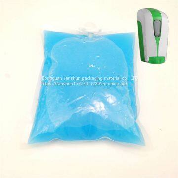 Spot 1L Press Mobile Phone Soap Transparent Suction Nozzle Bag Alcohol-resistant Wash Hands Free Disinfectant to Seal the Bag photo-2