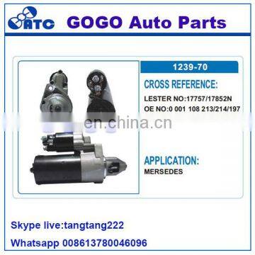 17757/17852N 12v Starter Motor for MERSEDES OEM 0 001 211 933/6004AA0021/311911023D