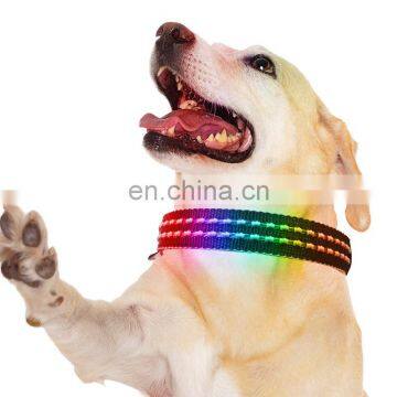 New Pet Supplies Node USB Charging LED Light Dog Collar for Small and Big Dogs photo-4