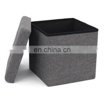 RTS High Quality and Low Manufactory Price Modern Home Furniture Dark Grey Folding Stool With Four Air Hole