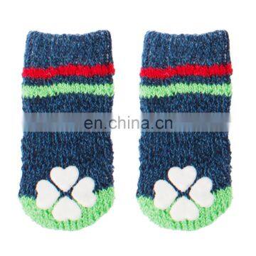 Wholesale Newest Pet Socks Knitted Comfortable Anti-Slip Fleece Dog Socks photo-3