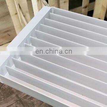 Rectangle food aluminum ribbed tray for freeze dried soup meal