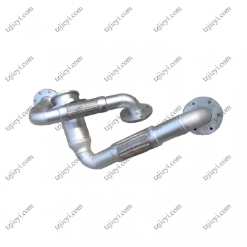 Stainless steel flexible metal braided hose for automobile exhaust pipe can be customized in size and length