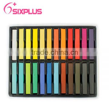 Fashionable stylish easy-removable color hair chalk/color chalk for hair