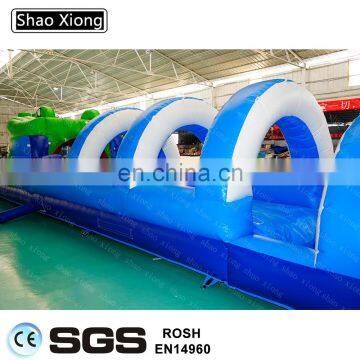 Commercial Outdoor Long Clearance Inflatable Beach Backyard Stair Crocodile Water Park Slides photo-3