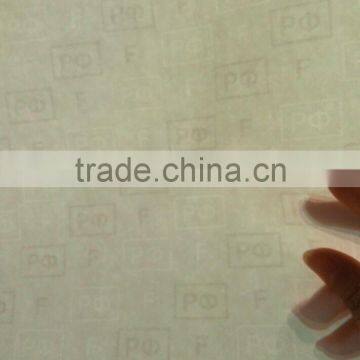 2015 high-quality specialty paper / watermark paper / security thread paper