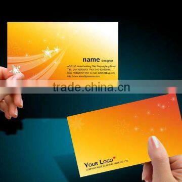 paper business cards/PVC Laser Card for business card