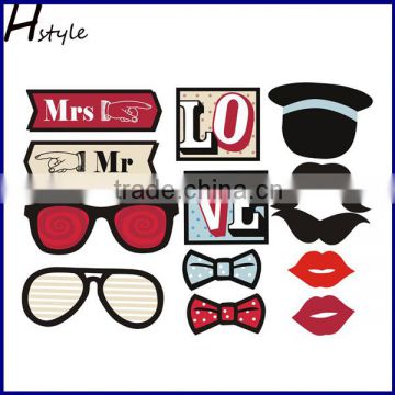 Popular Glasses Photo Booth Props For Wedding Decoration PFB0011