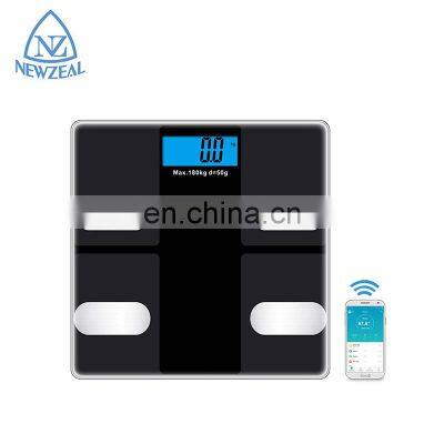 Household Smart Body Fat BMI 180Kg 396Lb Weight Digital Electronic Weighing Blue tooth Scale