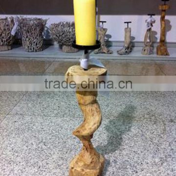 Ancient Wooden Lampstand