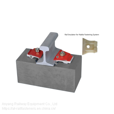 Rail Insulator for Railraod Spring Blade Fastening System