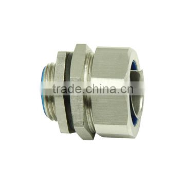 Stainless steel connector for conduit