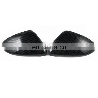 Car Carbon Fiber Wing Rearview Mirror Covers Cap For VW GTI Golf MK7 E-Golf SportWagen Altrack R 5G0 857 538 537 E ABS photo-3