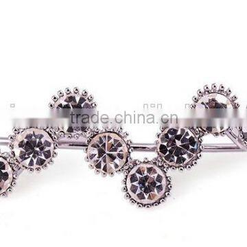 2015 New Model FY0065 Fashion Diamond Flower Type Hair Barrette Clip Wholesale