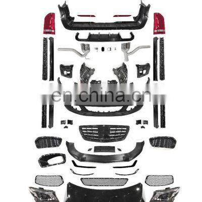 New Car Parts W447 Bodykit Full Body Kit Set PP Upgrad Facelift For V Class W447 V260 V250 Vito Grille Bumpers Diffuser Lip photo-2
