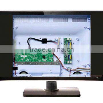 Small size 17 19 22 inch LCD TV, front glass , Guangzhou factory SKD KIT,cheap price ,own mould