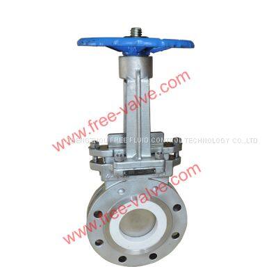 FRZ73TC Wafer Type Ceramic Knife Gate Valve for Slurry and Fly Ash System photo-2