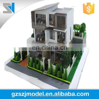 Duplex Villa model for sale with miniature trees, Guangzhou scale model maker