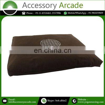 Anti-Decubitus Embroidered Pattern Zabuton Custom Mat Manufacturer and Supplier From India photo-2
