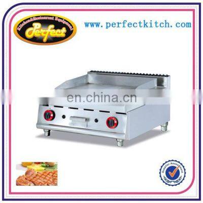Table Top Stainless Steel Commercial LPG Kitchen Gas Griddle With All Flat Hot Plate photo-4