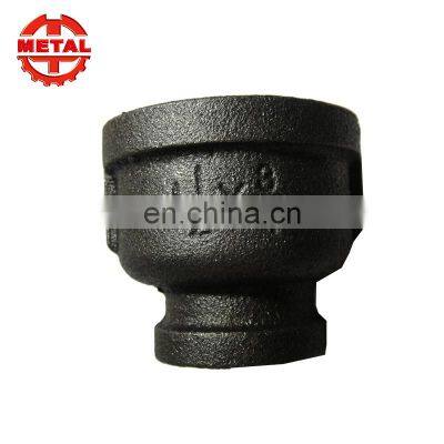 Black Malleable Iron Pipe Fitting Reducer Coupling