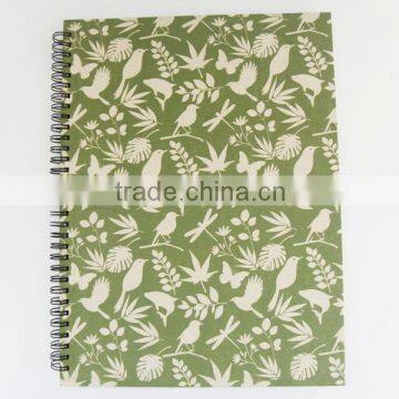 custom hardcover spiral bound notebook