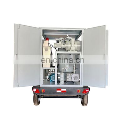 ZYD-M-30 Factory Price Mobile Design Black Oil Purification Machine, Transformer Oil Refinery Plant