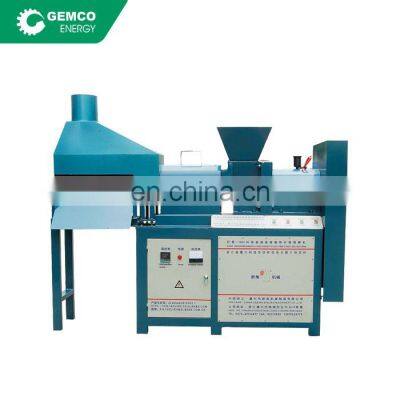 corn stork charcola sawdust briquette press machina