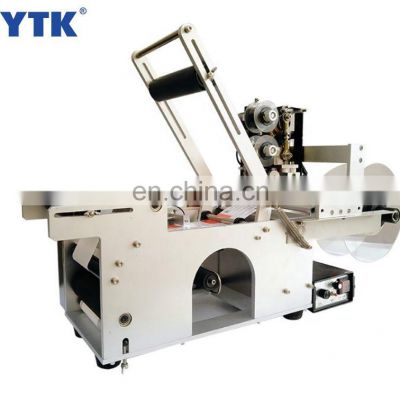 Security Tabletop Semi Auto Manual Labeling Machine Label Applicator With Date Printer