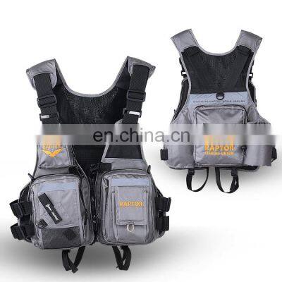 ROBBEN Multifunctional Floating Vest for Fishing Multi-pocket Design Rock Fishing Life Jacket photo-3