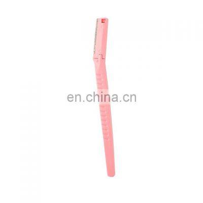 Facial hair removal pink Razor blades eyebrow razor