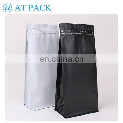 Custom Printed Side Gusset Compound Coffee Bag With One Way Valve