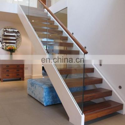 modern design baluster railing indoor glass railing stair