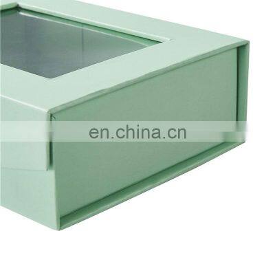 Satin Close Foldable Small Box Organizer Folding Multi-function Storage Paper Box With Closure Magnets photo-3