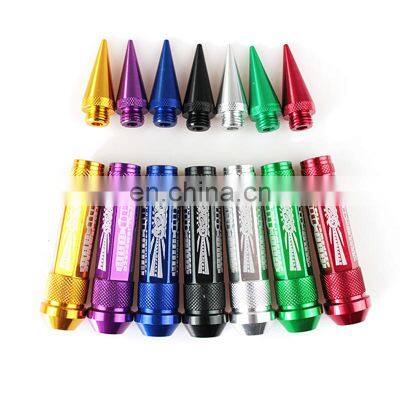 AOSU 910SJ Special Design Colorful Car Universal Aluminum car spiked Wheel Lug Nut 14x1.5