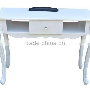 ShiKang Beauty Modern White Manicure Table With Exhaust Fan photo-2
