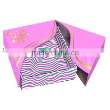 Custom Creative Paper Fancy Pink Packaging Box photo-2
