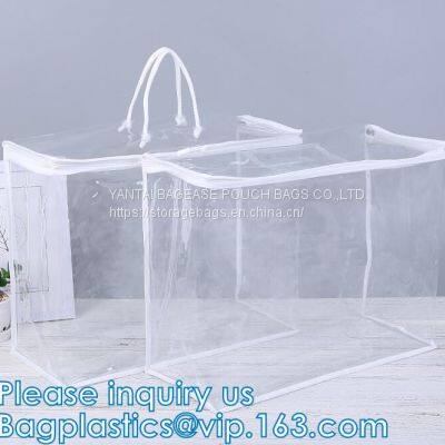 Women Bag, Stadium Bags, PVC Tote Bag, Handbag, Festival Gift Wrap Bag, Cosmetic Handle Storage Bag photo-3