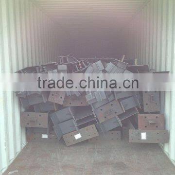 Light Steel Frame Fabrication Painted Steel Q345 / Q235 for Hangar/ Workshop