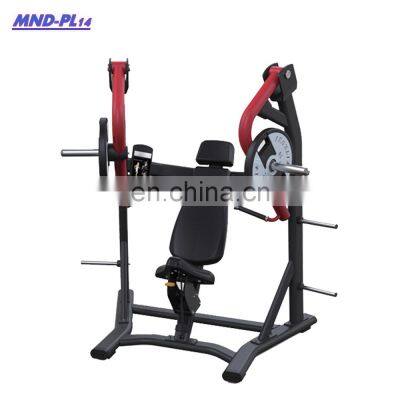 Sport Exercise Discount Shandong MND-PL14 Gym Equipment Fitness plate loaded machine Decline Chest Press