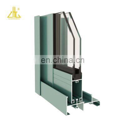 ZHONGLIAN Anti-high Temperature Powder Coating Extruded Aluminium Profile Windows and Doors Brazil