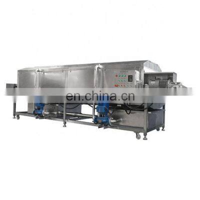 SS304 Easy To Operate Automatic Industrial 500kg/h Potato Ginger Roller Washer Brush Peeling Machine Potato Peeling Machine