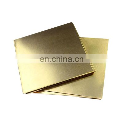 custom manufacte in china 1mm 3mm thickness 4x8 C11000 C10200 C17200 16oz galvanized Pure Brass red Copper Sheet Plate for sale