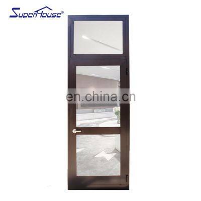 Superhouse American school used special bullet proof glazed escape aluminum door with safety panic device lock