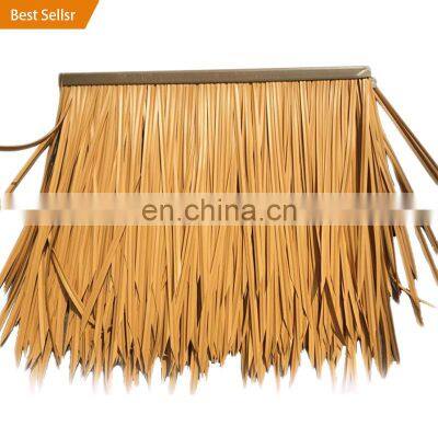 Hot sale waterproof synthetic palm thatch roofing tile artificial thatch roofing plastic thatch