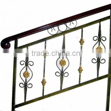 Egypt popular design stair handrail fence with flower pattern