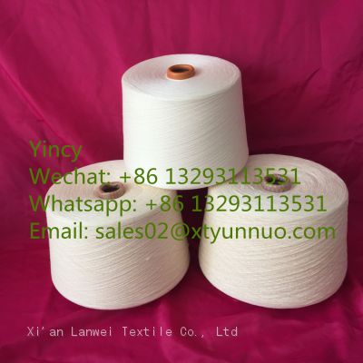 Custom Combed Pure Cotton Textile Yarn 21S 30S 45S 50S 100S For Knitting Machine