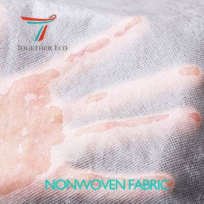 Water absorbent SS hydrophilic spunbonded non woven fabric Super Soft White Pp Nonwovens Material for Adult diapers