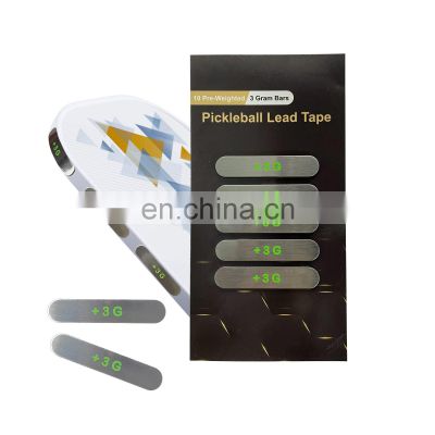 Pre-Measured 3g Weighted Strips Weighted Lead Tape for Pickleball Paddles Pickleball Lead Tape