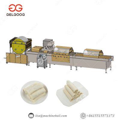 Commercial Fully Automatic Lumpia Making Machine Spring Roll Machine Price